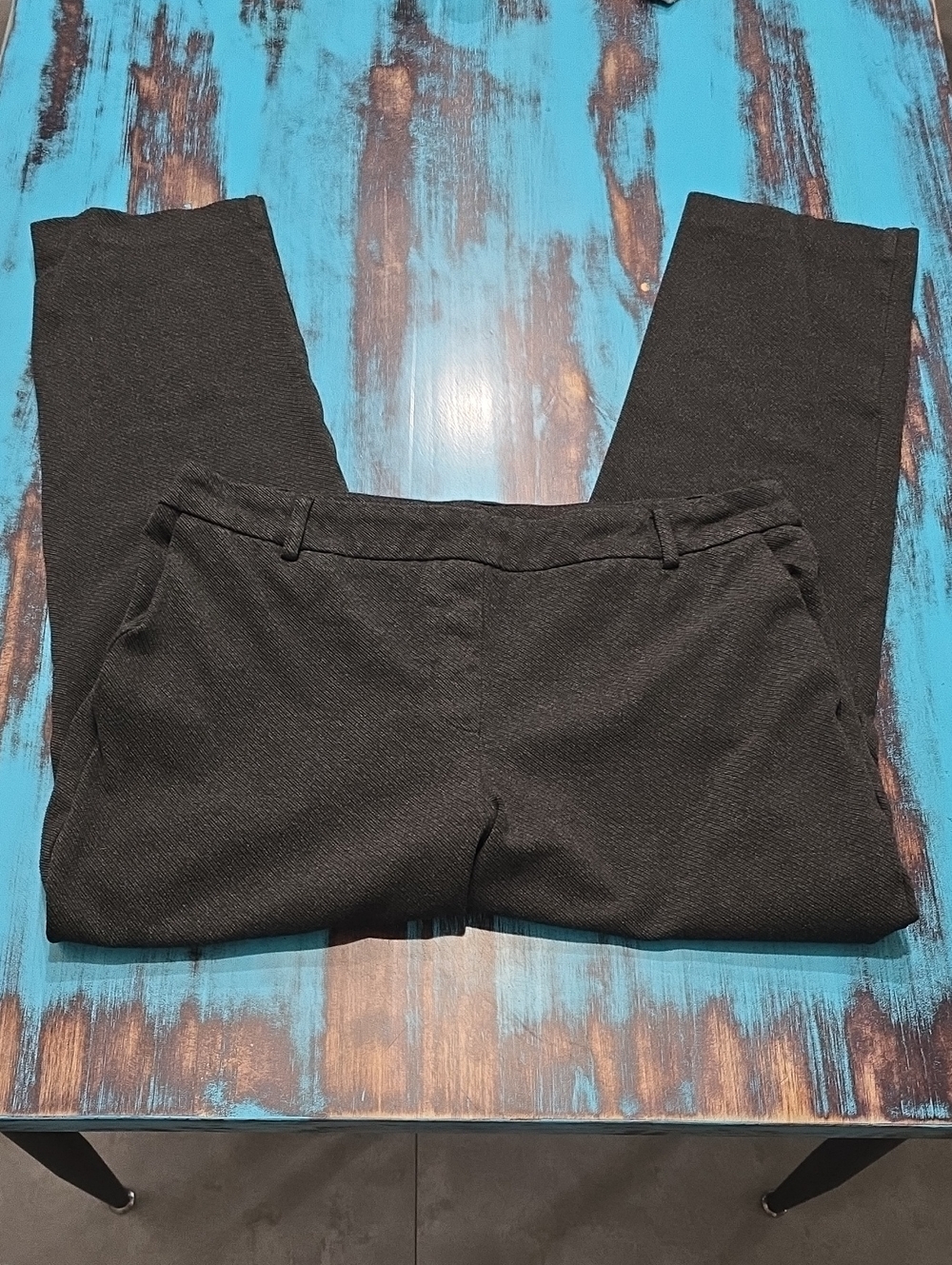 Dalia Charcoal Cropped Ankle Trousers